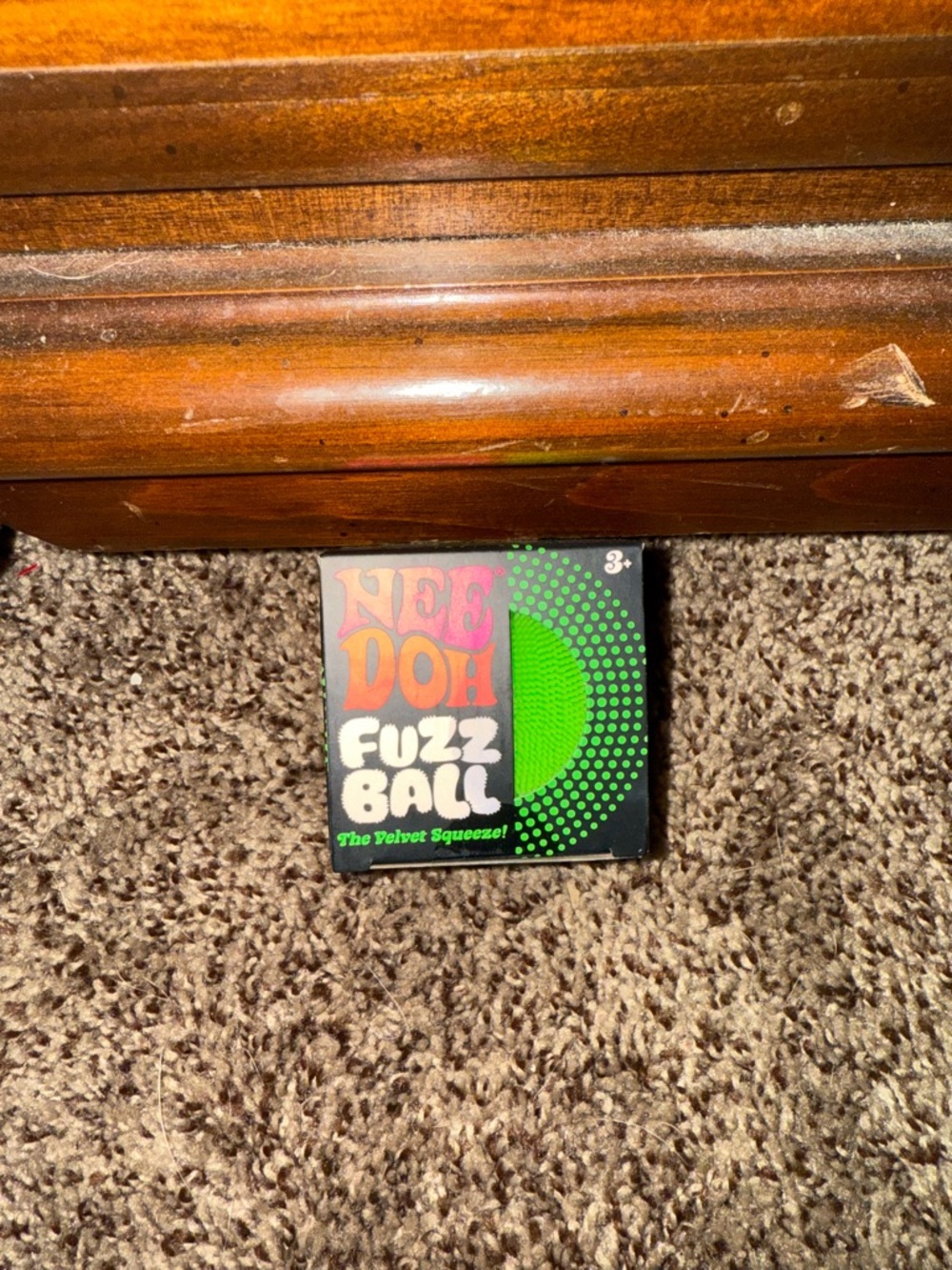 Green Needoh Fuzz Ball Squishy